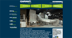 Desktop Screenshot of garant-filter.de